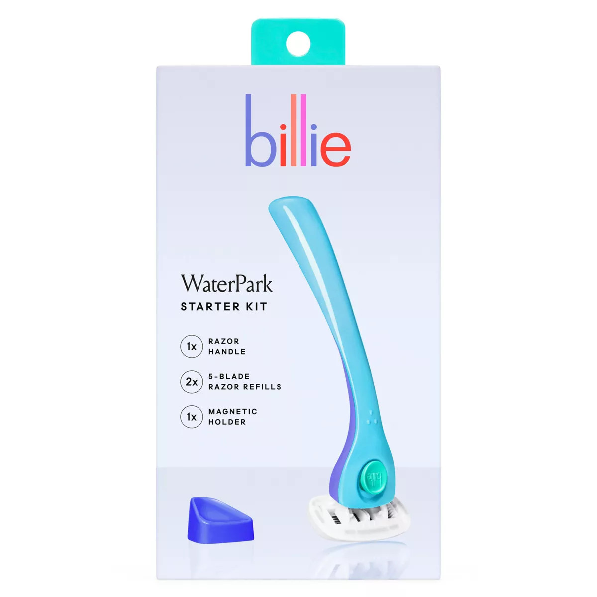 Billie Women's Sparkle Razor Kit - 1 Handle + Magnetic Holder + 2 Blade Refills | Target