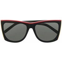 Saint L AU Rent Women's Black Acetate Sunglasses | Stylemyle (US)