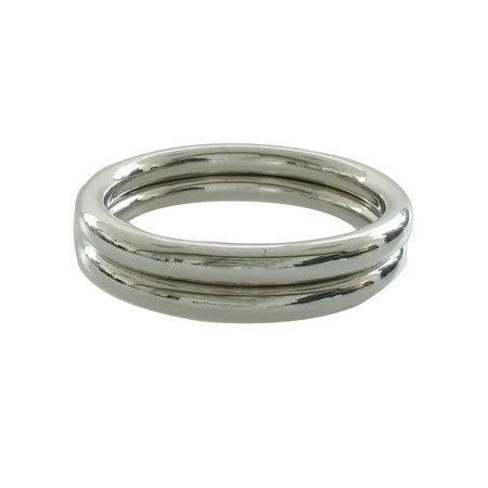 Time and Tru Women s Round 2 Bangle Set in Gold Plated Iron | Walmart (US)