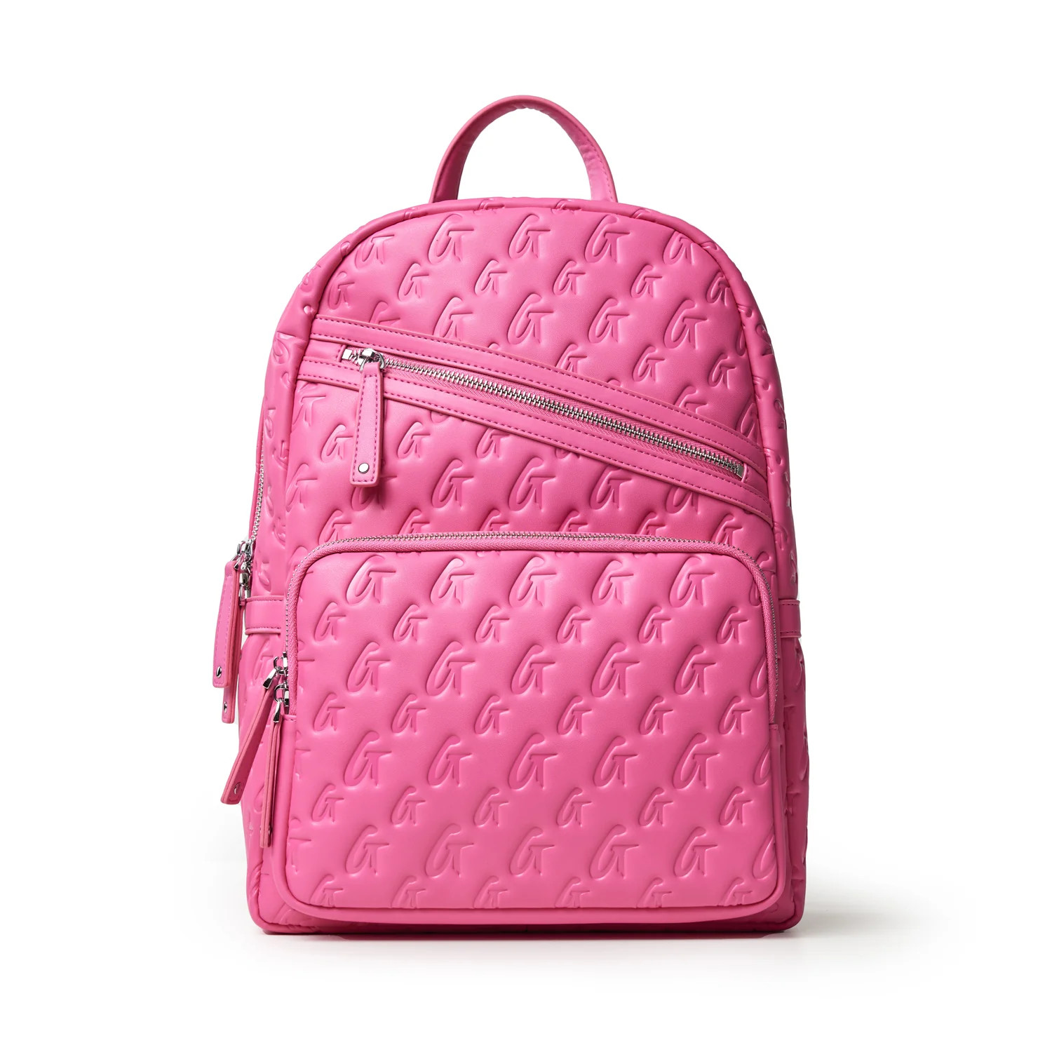 MONOGRAM BACKPACK - HOT PINK | Glam-Aholic Lifestyle