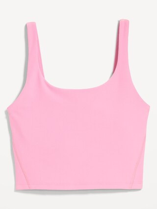 Light Support PowerSoft Longline Sports Bra | Old Navy (US)