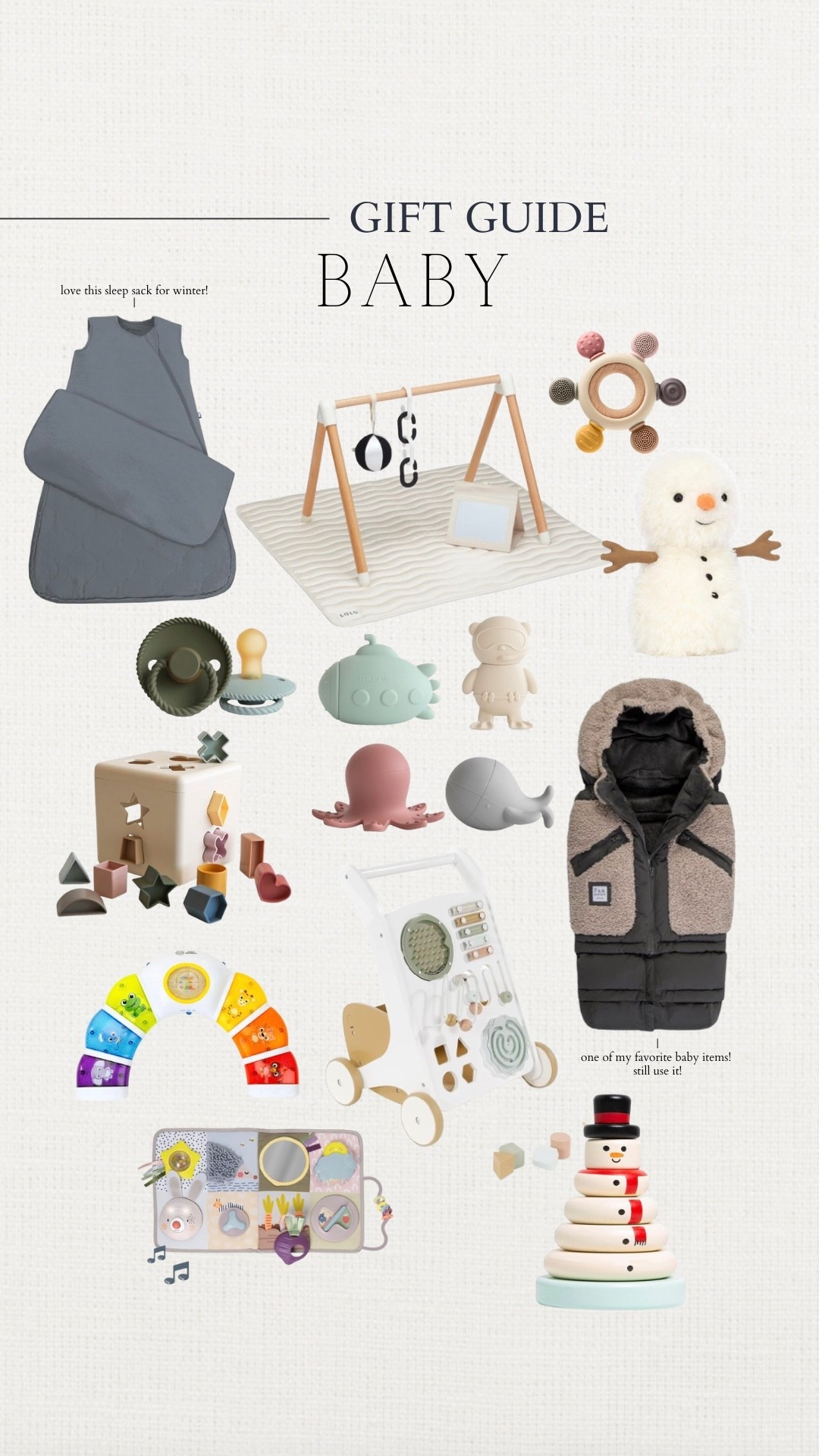 Gift Guide For Baby 

#LTKBaby #LTKGiftGuide #LTKHoliday