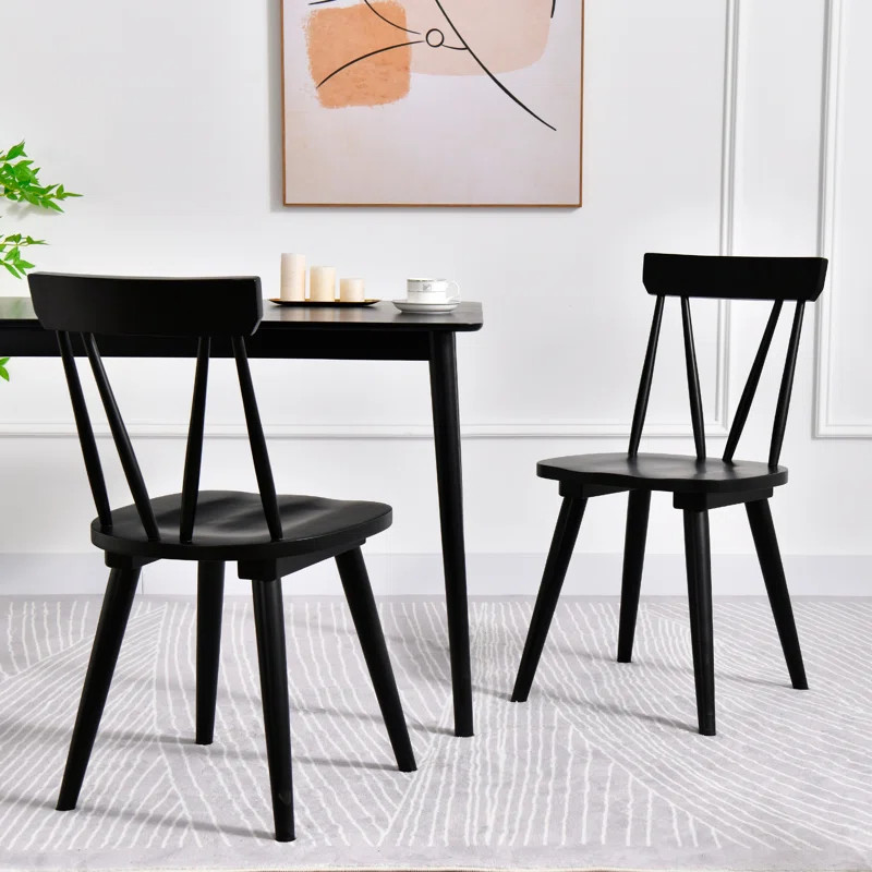 Brendi Solid Wood Side Chair (Set of 2) | Wayfair North America