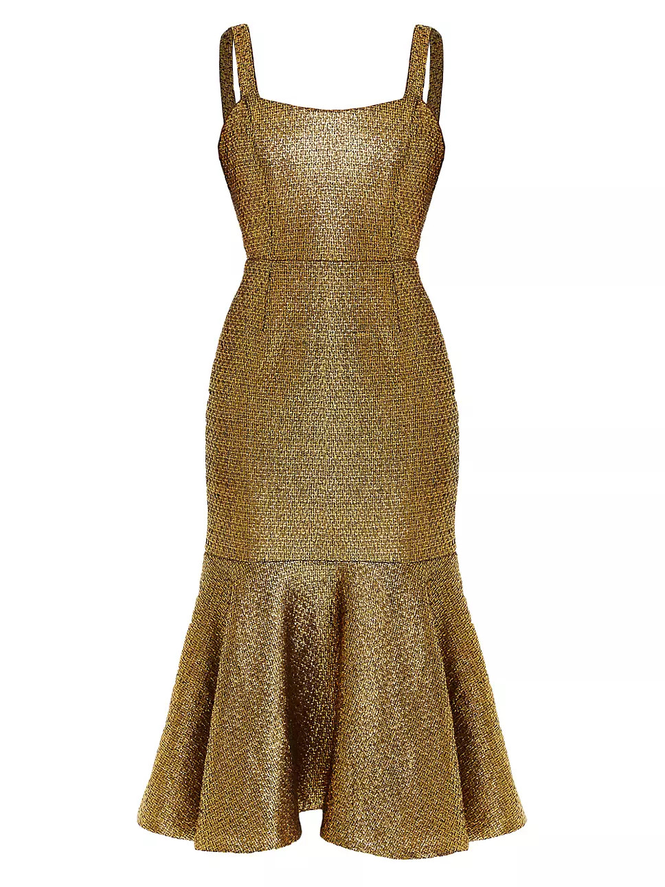 Mestiza New York Jody Metallic Cotton-Blend Midi-Dress | Saks Fifth Avenue