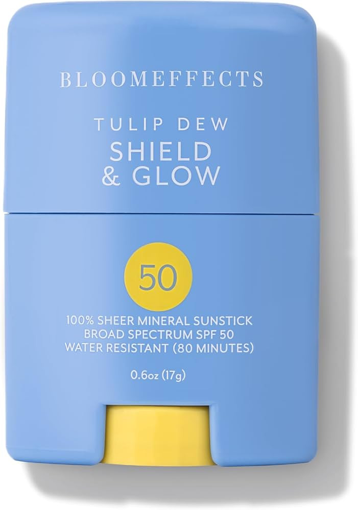 Bloomeffects - Tulip Dew Shield & Glow SPF Sunstick with Broad Spectrum Mineral SPF 50 (Water-Res... | Amazon (US)