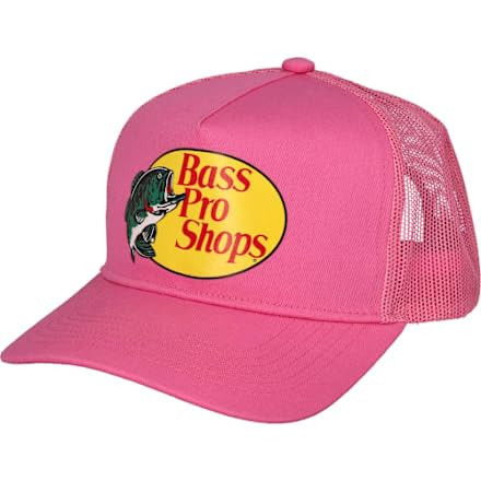 Bass Original Fishing Pro Trucker Hat Mesh Cap -Adjustable Snapback Hat for Men and Women-Great for Hunting, Fishing, Travel (Light Red), 1 | Amazon (US)
