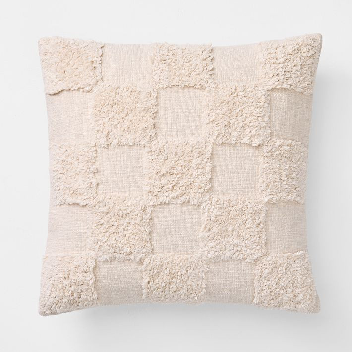 Checker Pile Pillow Cover | West Elm (US)