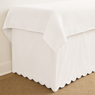 Emma Scalloped Paneled Dorm Bedskirt | Ballard Designs, Inc.