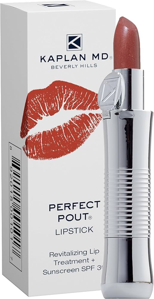KAPLAN MD Perfect Pout Lipstick, Revitalizing Treatment + SPF 30 Sunscreen, 0.11 oz | Amazon (US)