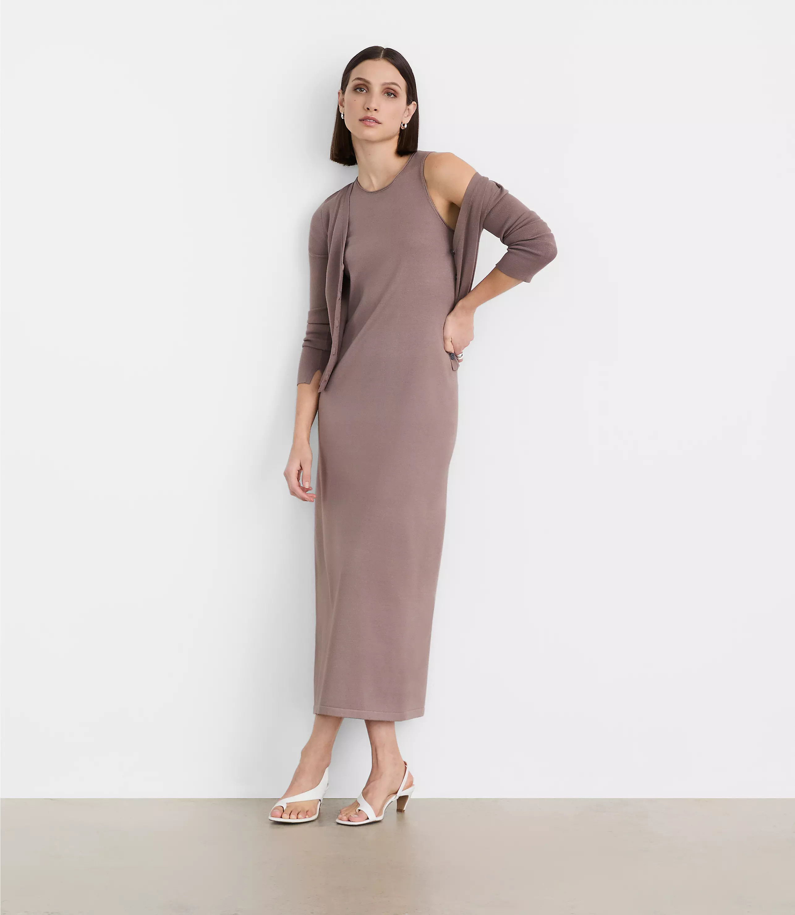 LOFT Versa Sweater Knit Maxi Dress | LOFT