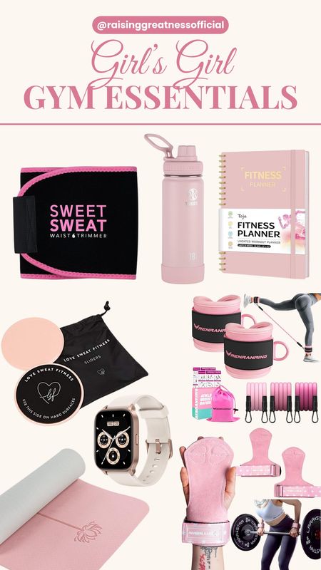 Get ready to crush your workout with these feminine gym essentials! From weightlifting wrist straps to an insulated water bottle, these products have got you covered. Don't forget your waist trimmer and ankle resistance bands for a killer glutes workout. Track your progress with a smartwatch and stay comfortable on your yoga mat. Keep your fitness journey organized with a workout journal, and add some fun to your routine with exercise slider discs. 💪🏼🏋🏻‍♀️ #FeminineGymEssentials

#LTKfitness #LTKover40