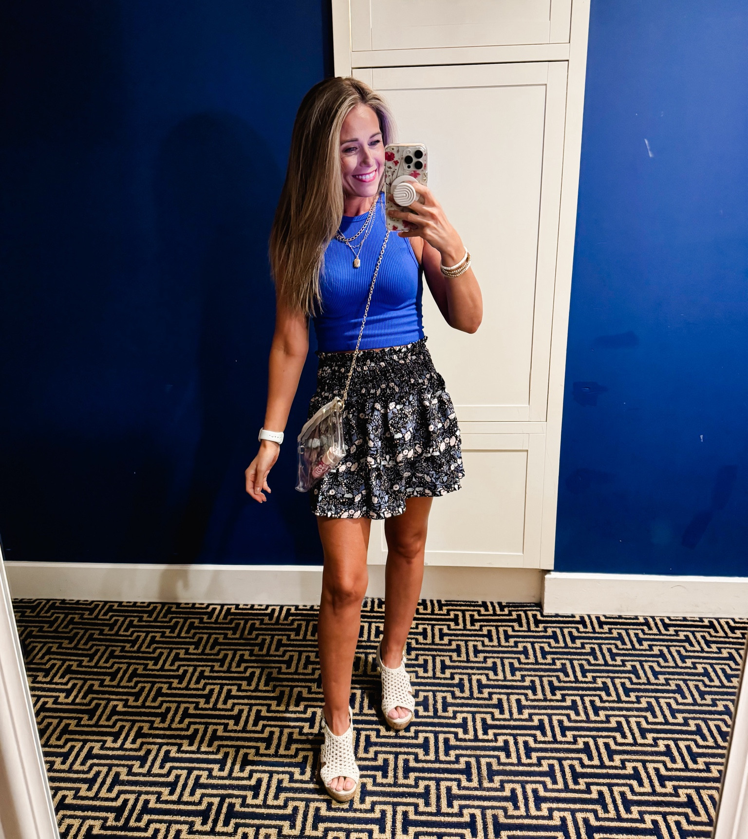 Summer concert outfit. Clear concert bag. Wedge shoes. 

#LTKSaleAlert #LTKStyleTip #LTKFindsUnder50