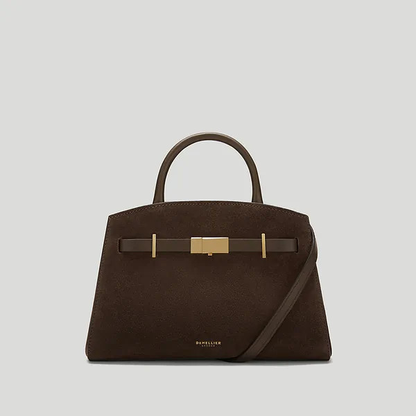 The Small Hudson | Mocha Suede & Mocha Smooth | DeMellier | DeMellier