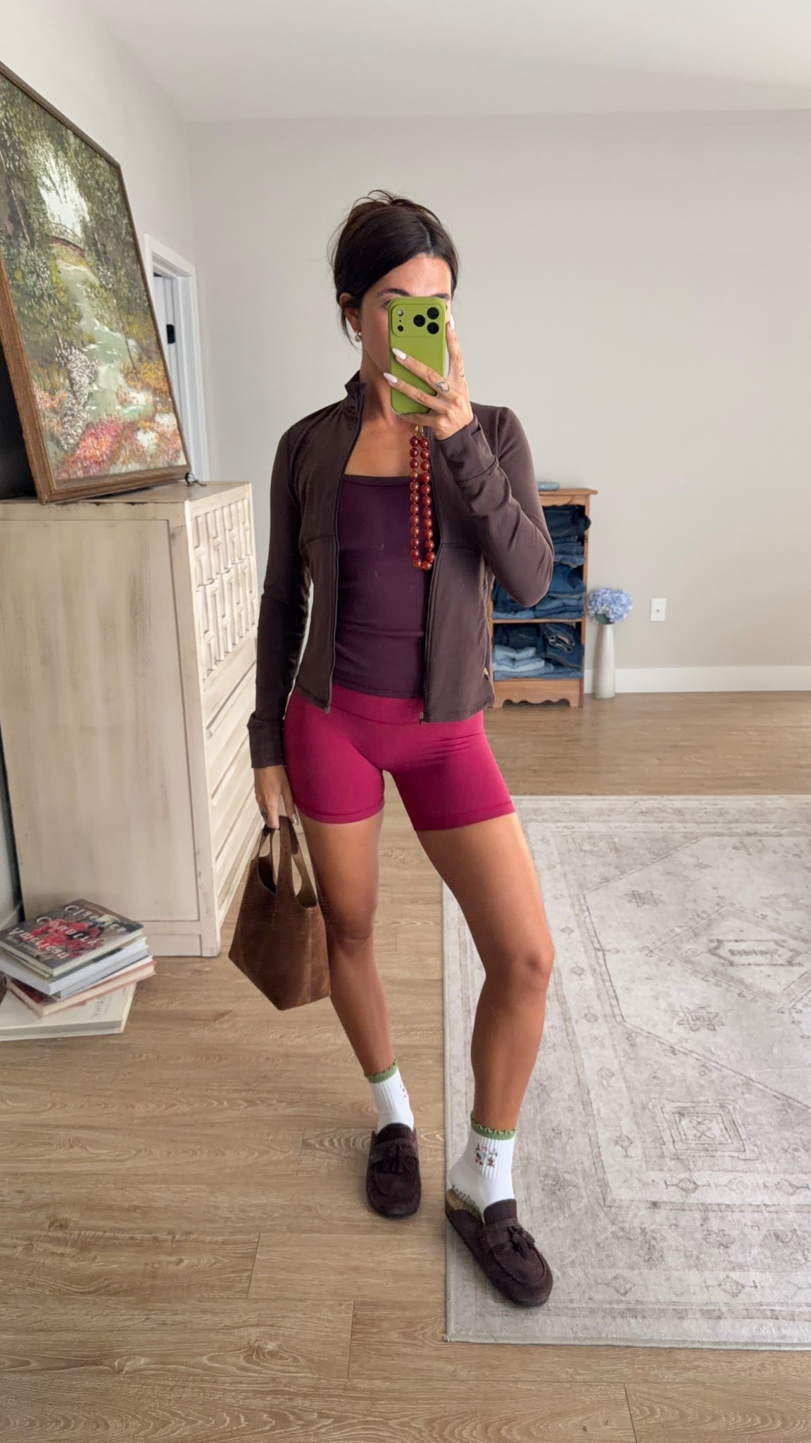 Workout outfit! Small in bra and 4 in shorts! S in jacket (tank sold out but linked similar color)

#LTKootd #LTKgrwm #LTKfitnessgoals