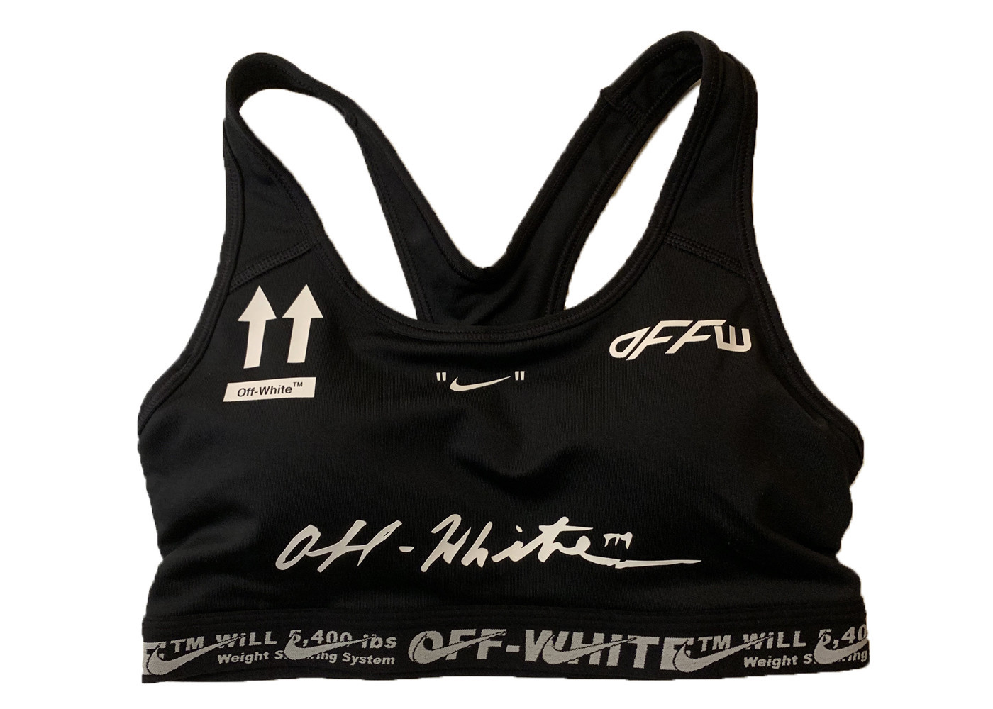 OFF-WHITE Nike Sports Bra Black | StockX