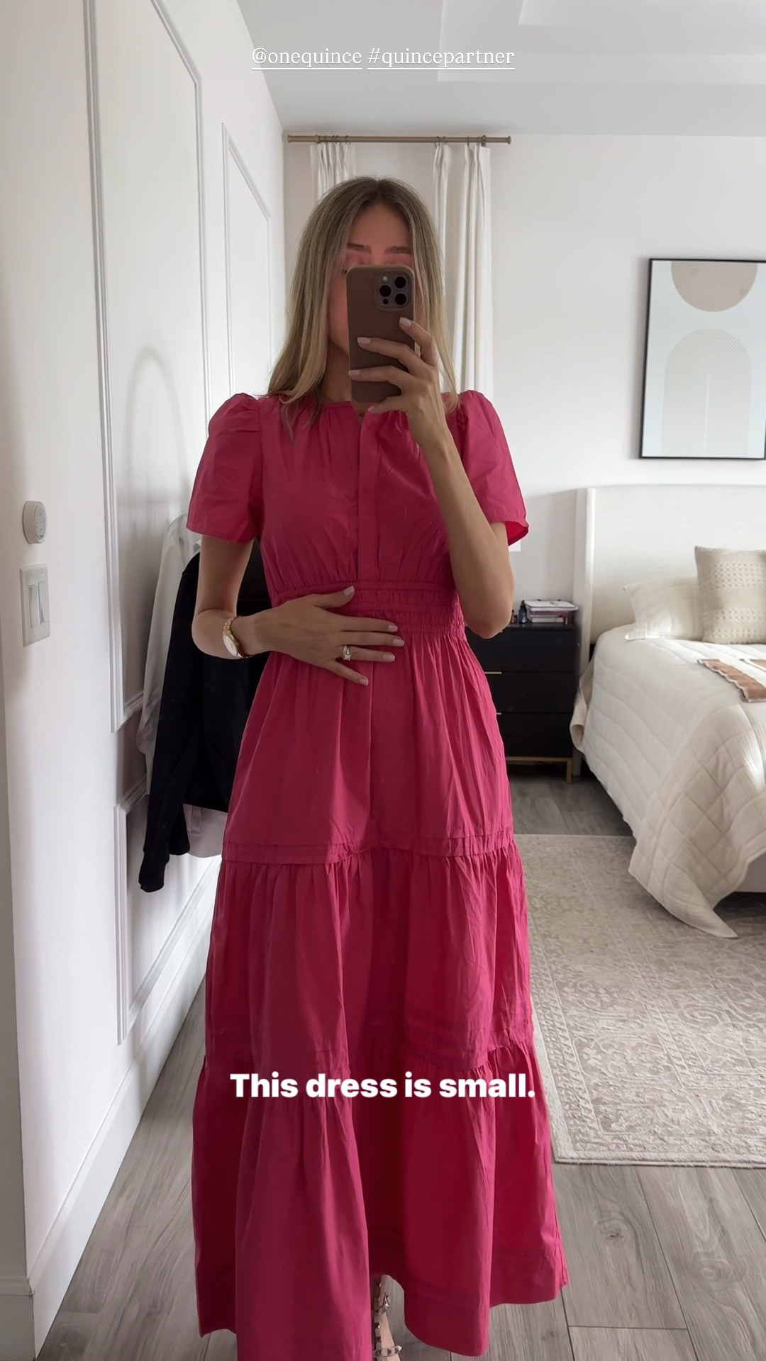 Beautiful spring outfit idea. Love the pink, it’s very flowy and light. Runs true to size, I’m wearing size small. @onequince #quincepartner

#LTKootd #LTKSeasonal #LTKU