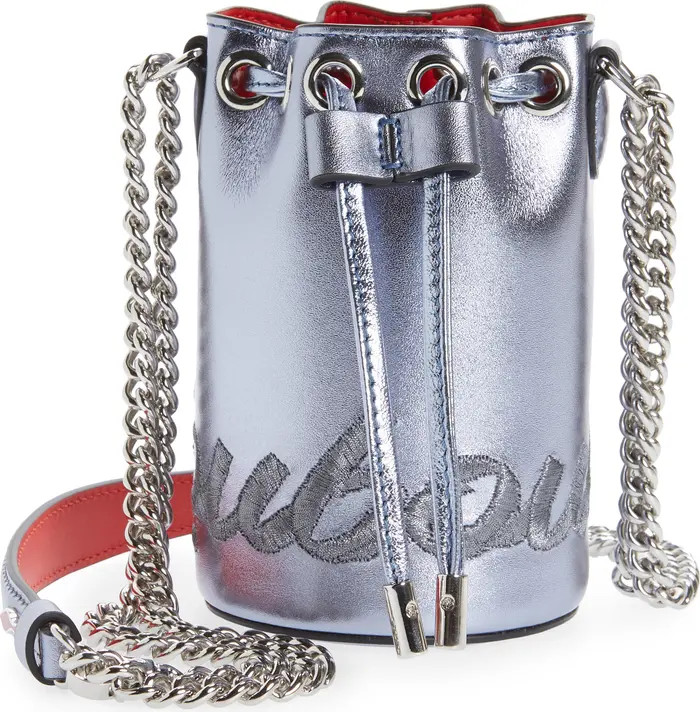 Mini Marie Jane Metallic Leather Bucket Bag | Nordstrom