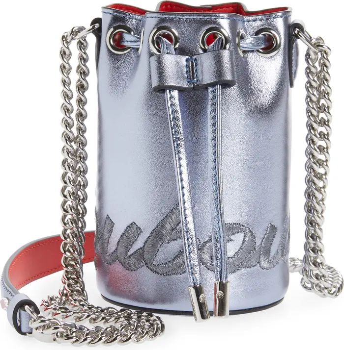 Mini Marie Jane Metallic Leather Bucket Bag | Nordstrom