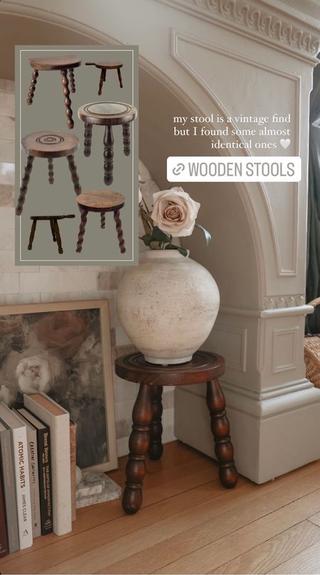 Wooden stools from Etsy that are similar to mine! 

#LTKhome