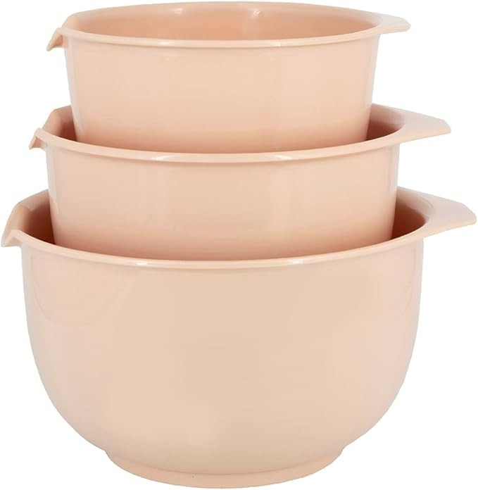 GLAD Mixing Bowls with Pour Spout| Nesting Design Saves Space | Non-Slip, BPA Free, Dishwasher Sa... | Amazon (US)