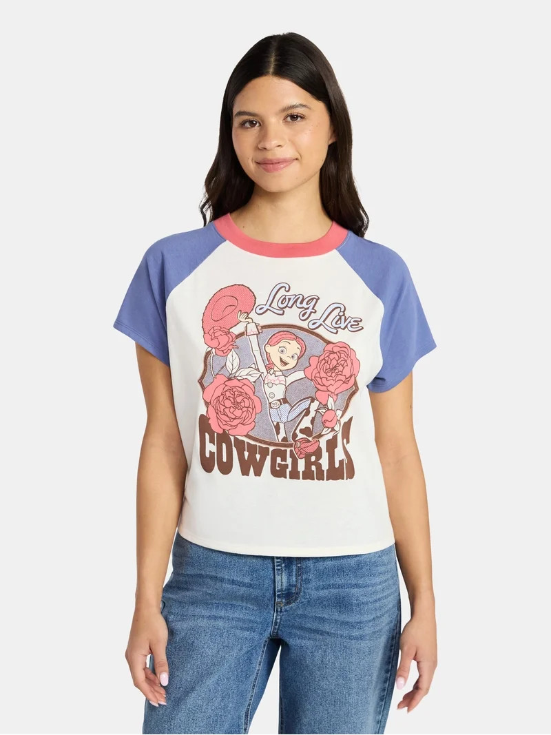 Toy Story Jessie Women's Cowgirls Graphic Tee with Short Sleeves, Sizes XXS-XXL | Walmart (US)
