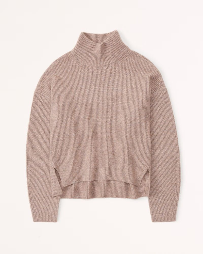 Women's Classic Easy Turtleneck Sweater | Women's Tops | Abercrombie.com | Abercrombie & Fitch (US)