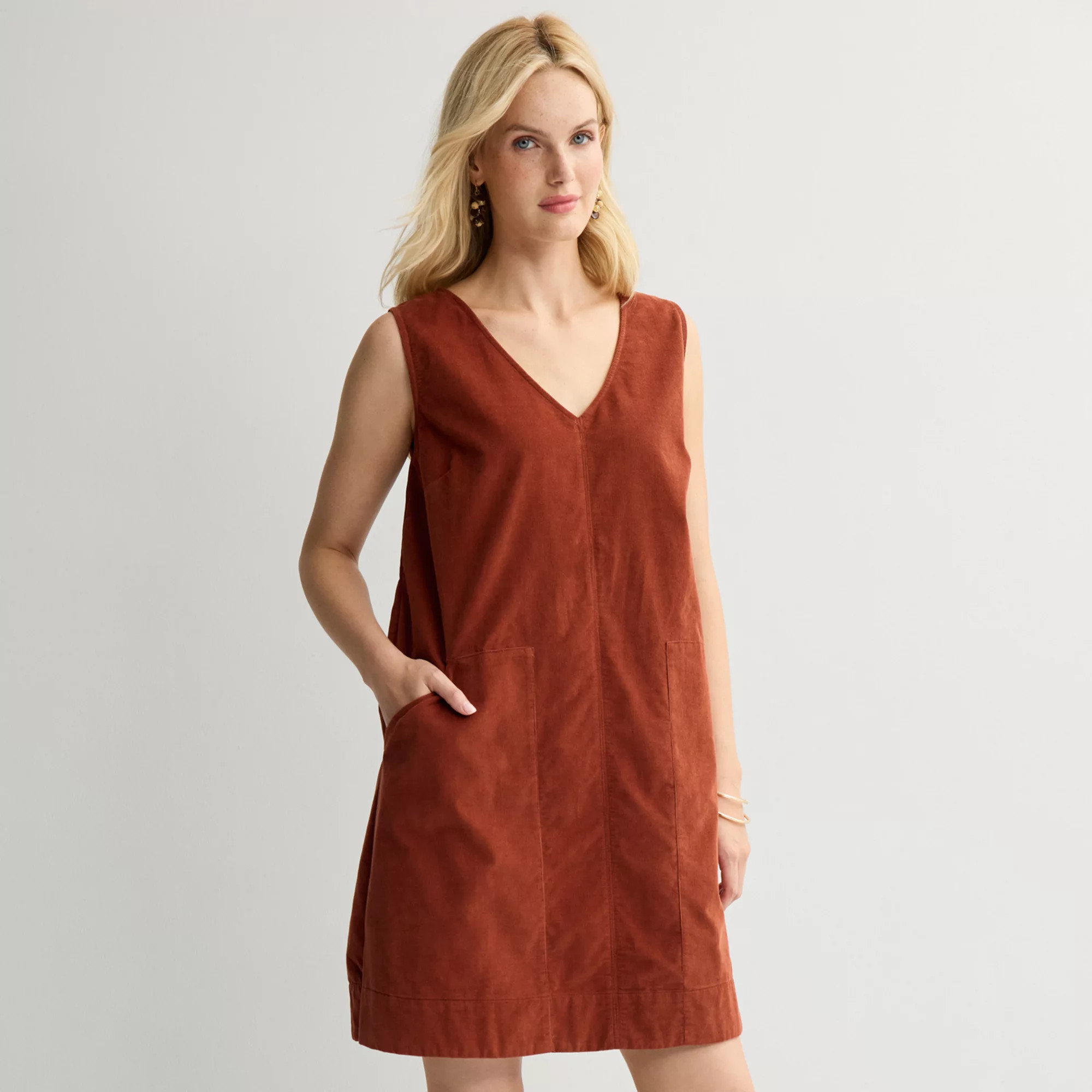 Women's Sonoma Goods For Life® Shift Dress, Size: XXL, Red Merlot | Kohl's