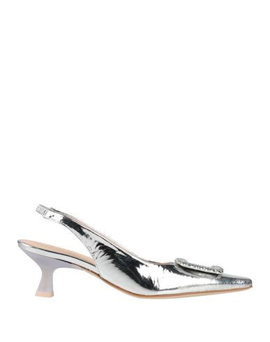 Zinda Woman Pumps Silver Size 7 Leather | YOOX (US)