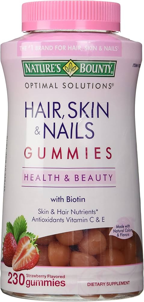 Nature's Bounty Hair Skin and Nails, 230 Gummies, 230 Count (Pack of 1) | Amazon (US)