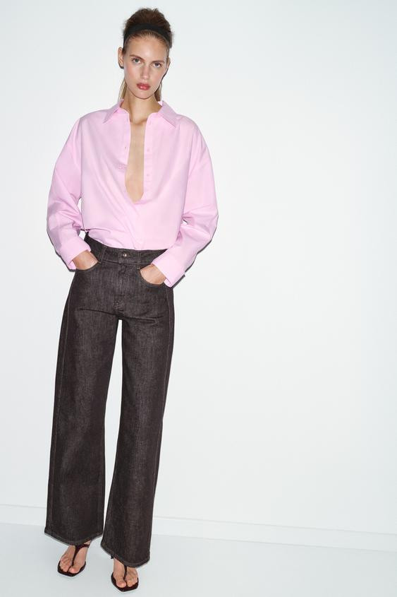 Z1975 LOOSE STRAIGHT LEG MID-RISE JEANS | Zara US