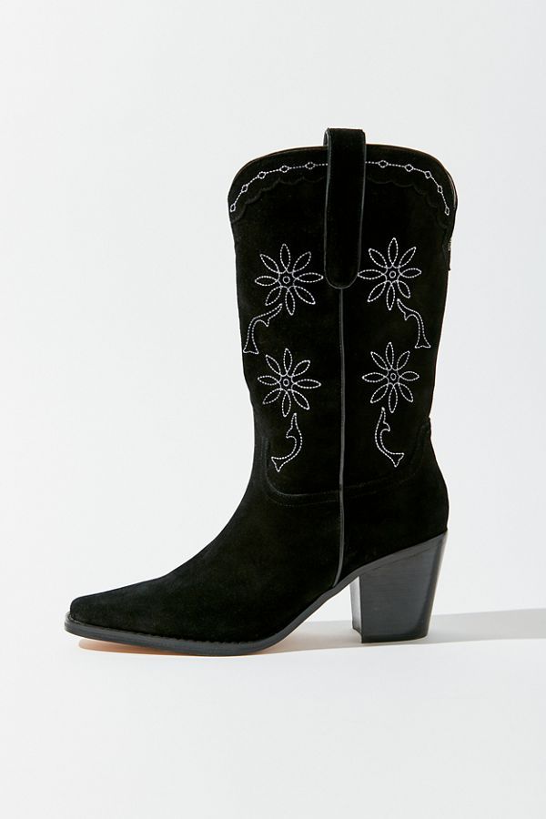 UO Kacey Suede Cowboy Boot | Urban Outfitters (US and RoW)
