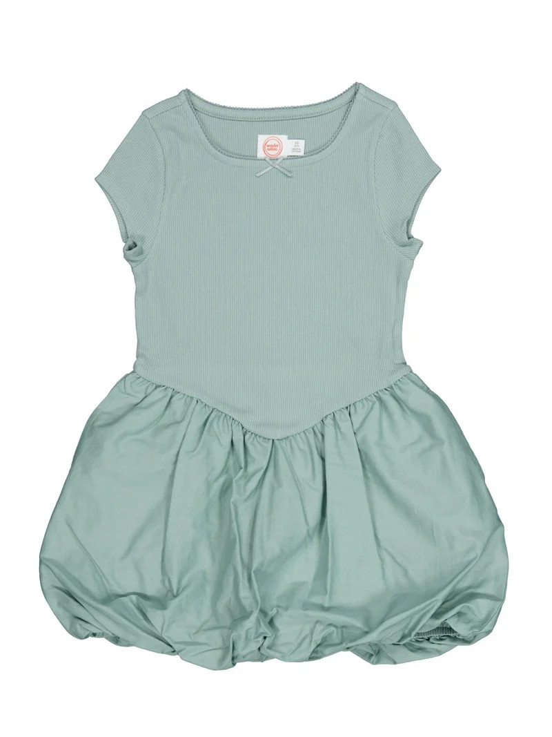 Wonder Nation Girls Bubble Dress, Sizes 4-18 & Plus | Walmart (US)