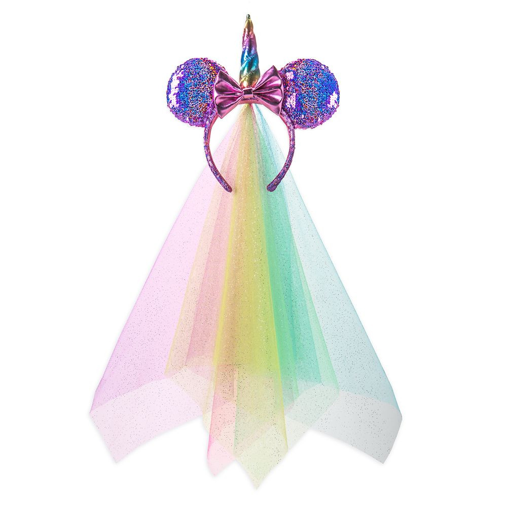 Minnie Mouse Unicorn Sequined Ear Headband | Disney Store | Disney Store