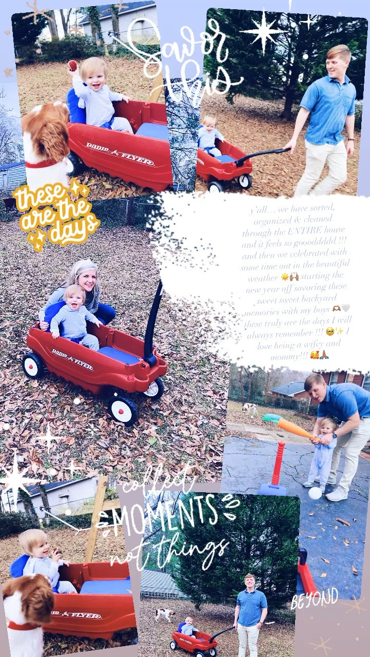 y’all… we have sorted, organized & cleaned through the ENTIRE house and it feels so goooddddd !!! and then we celebrated with some time out in the beautiful weather ☀️🙌🏽 starting the new year off savoring these sweet sweet backyard memories with my boys 🫶🏽🤍 these truly are the days I will always remember !!! 🥹✨ I love being a wifey and mommy!!! 🥰🙏🏽

#LTKhome #LTKfamily #LTKbaby