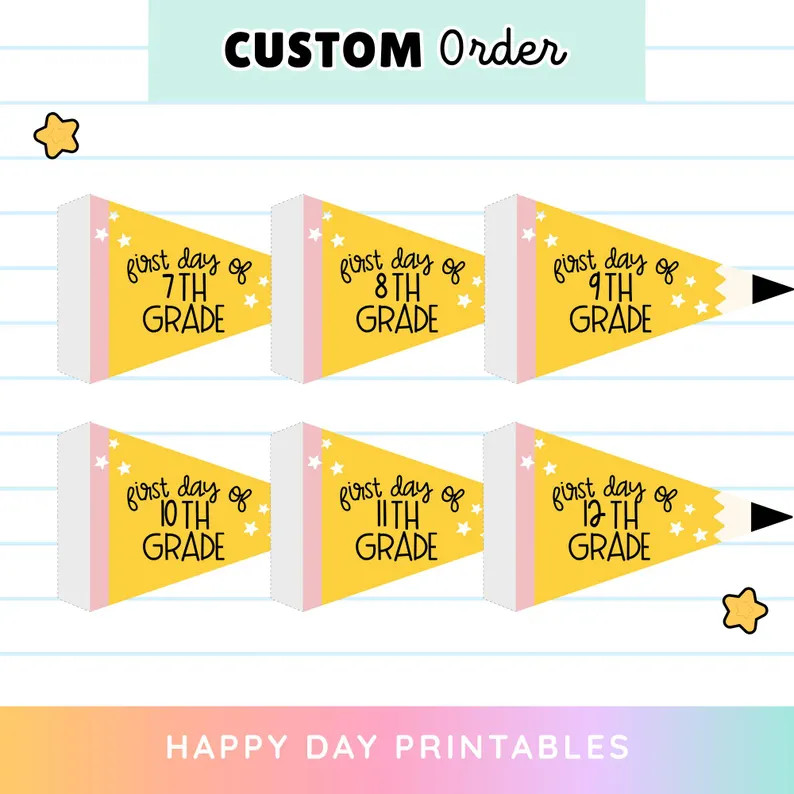 Custom Order First Day Flags | Etsy (Global)