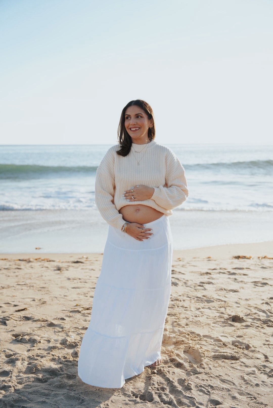 Pregnancy announcement outfit 🤍

#LTKmomlife #LTKootd #LTKBump