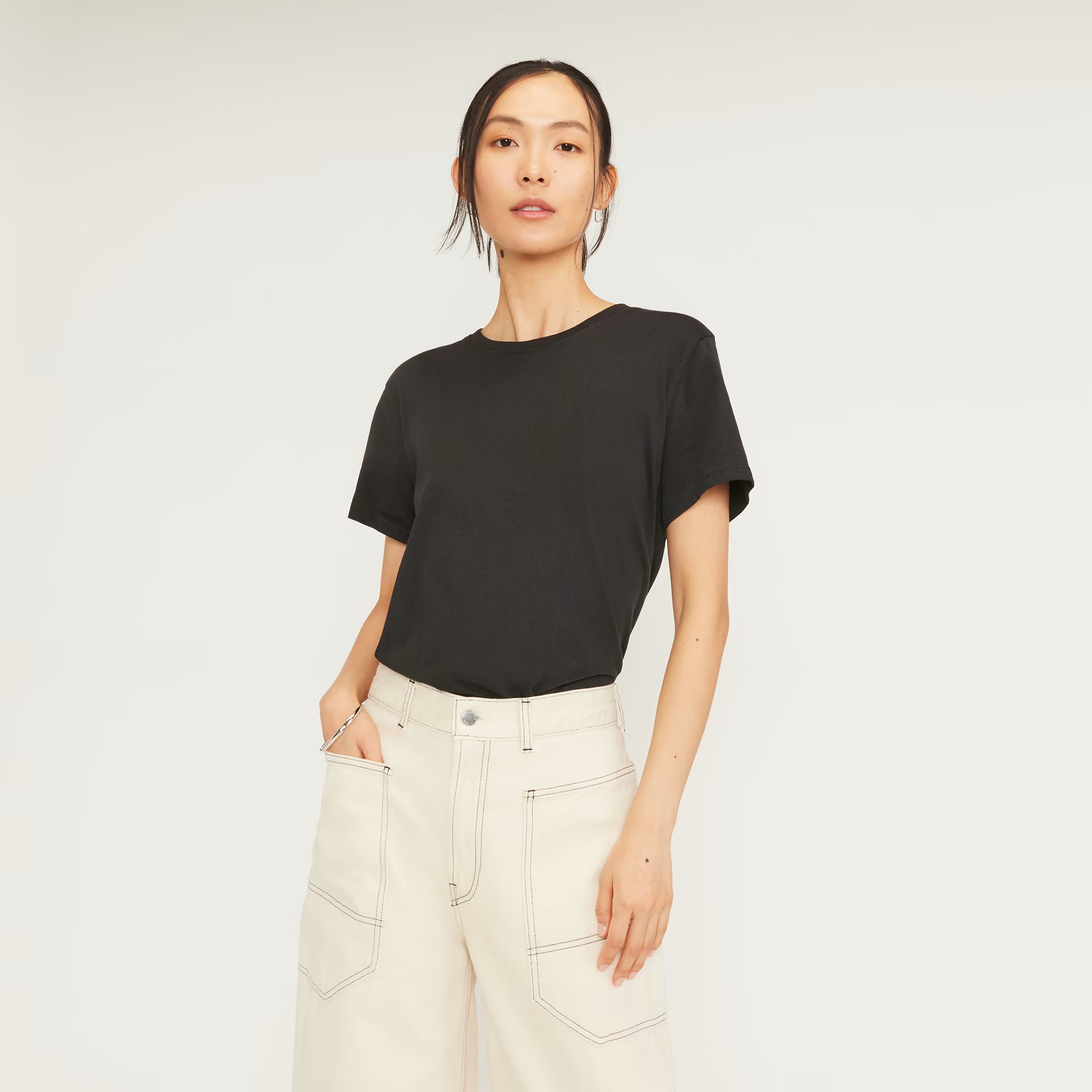 The Organic Cotton Box-Cut Tee | Everlane