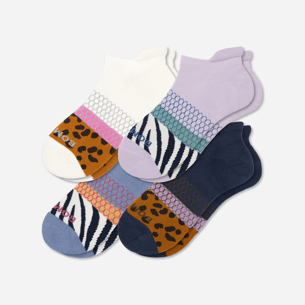Women's Wild Wear Ankle Sock 4-Pack | Bombas