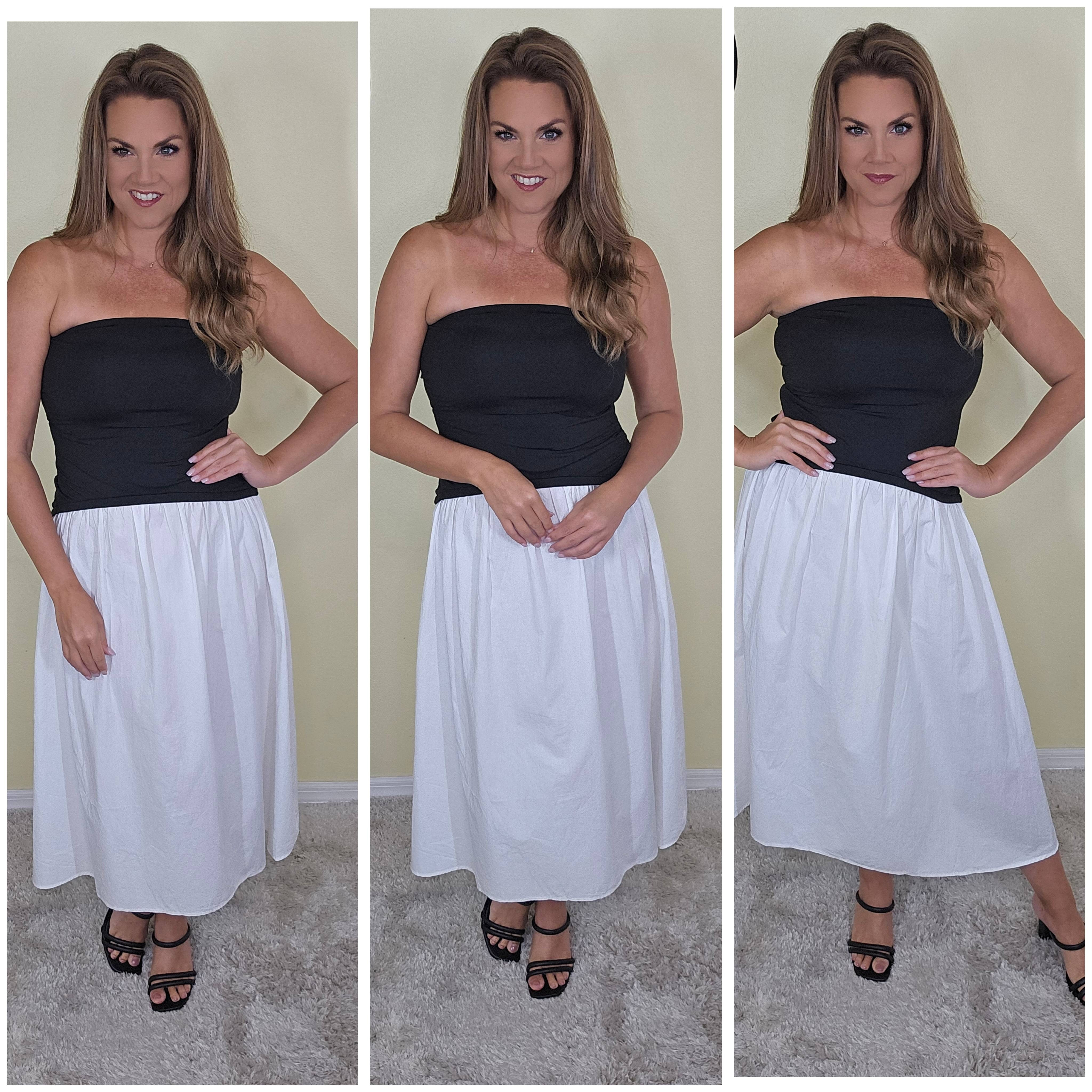 Perfect black and white summer dress. I'm in a size large for reference

#LTKSummerEdit #LTKFindsUnder50 #LTKMidsize