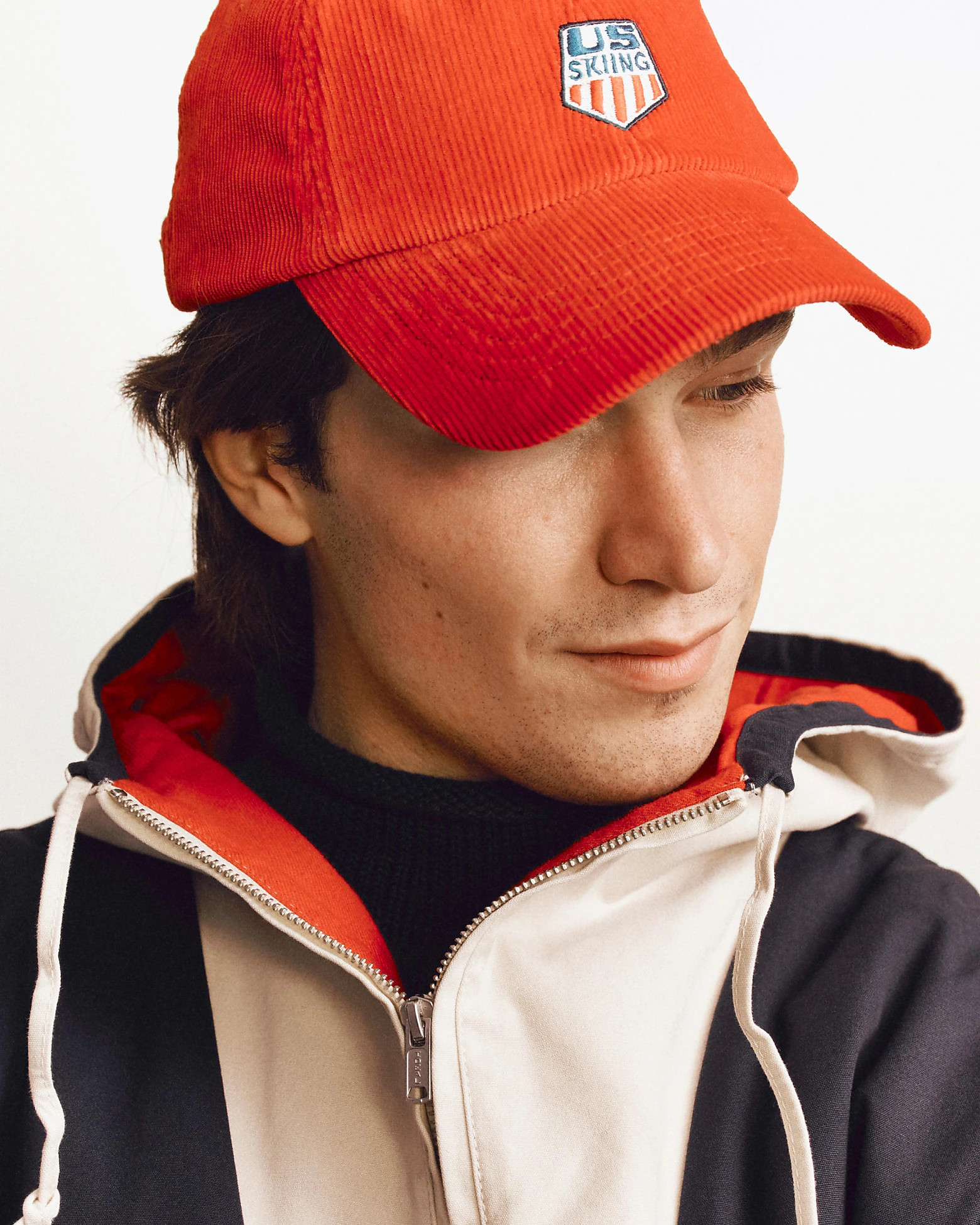 U.S. Ski & Snowboard by J.Crew embroidered corduroy baseball cap | J. Crew US