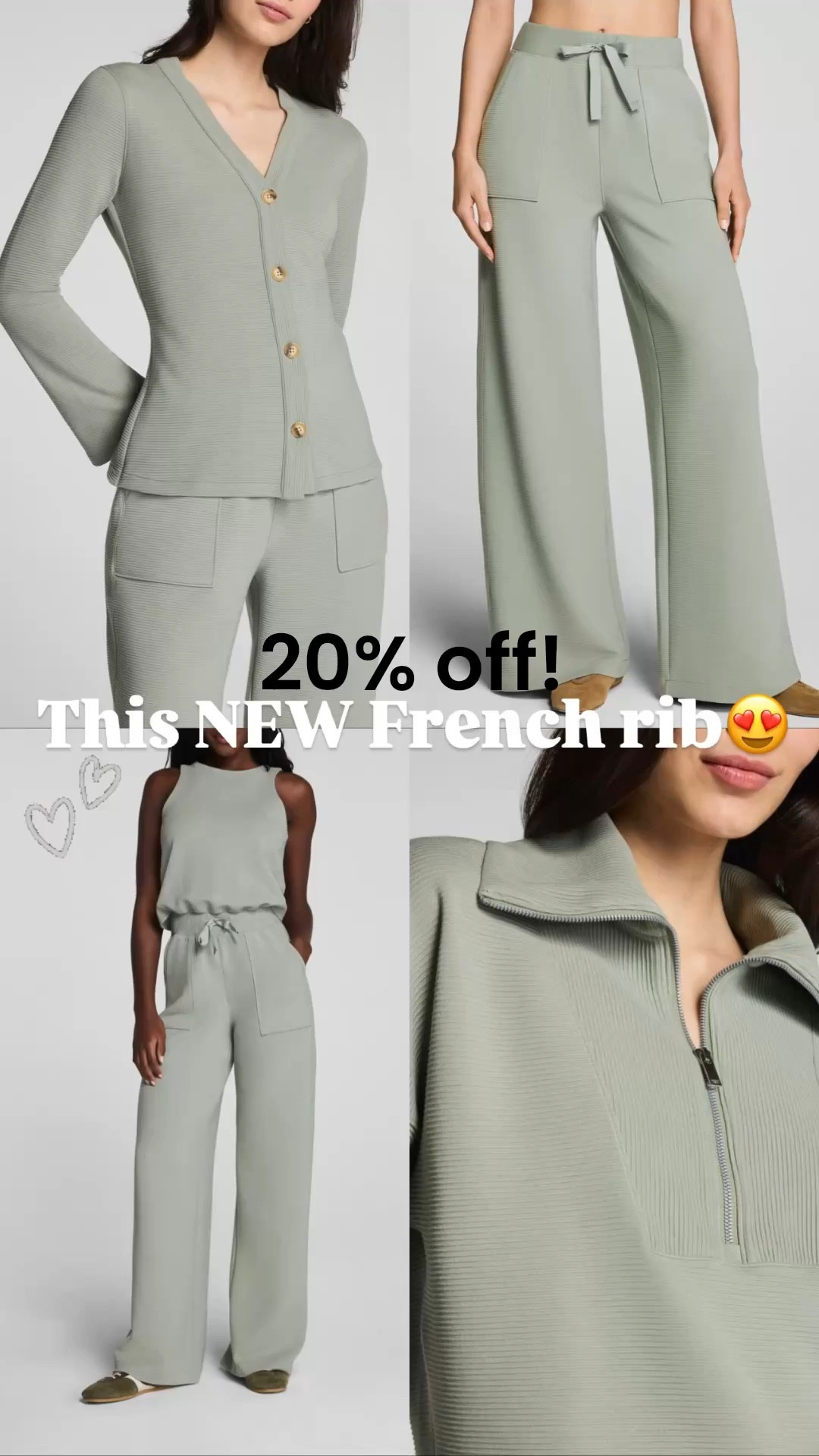 Always a favorite!! Spanx! Grab while 20% off this weekend. Use code in link. 
We wear size small regular in pants and small tops  

#LTKdayinmylife #LTKmomlife #LTKSpringSale