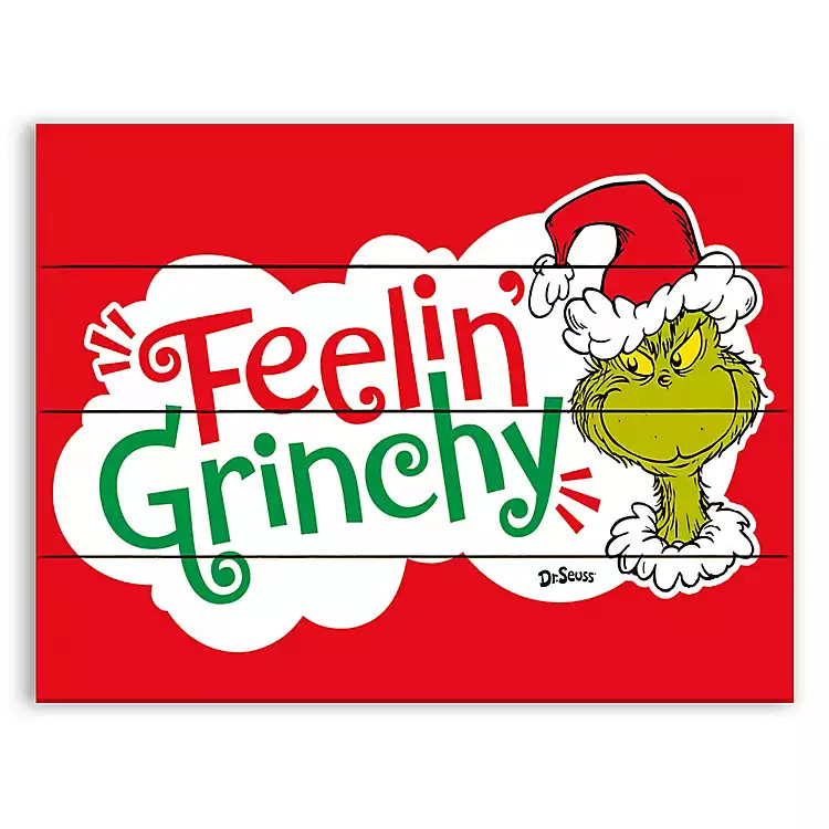 Feelin' Grinchy Wall Plaque | Kirklands Home | Kirklands