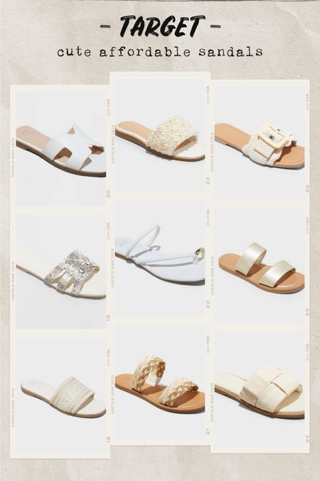 Summer is just around the corner ! Target has really cute sandals !

#LTKfindsunder50 #LTKSeasonal #LTKU