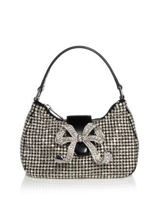 Self-Portrait Crescent Rhinestone Bow Top Handle Bag Back to results -  Handbags - Bloomingdale's | Bloomingdale's (US)