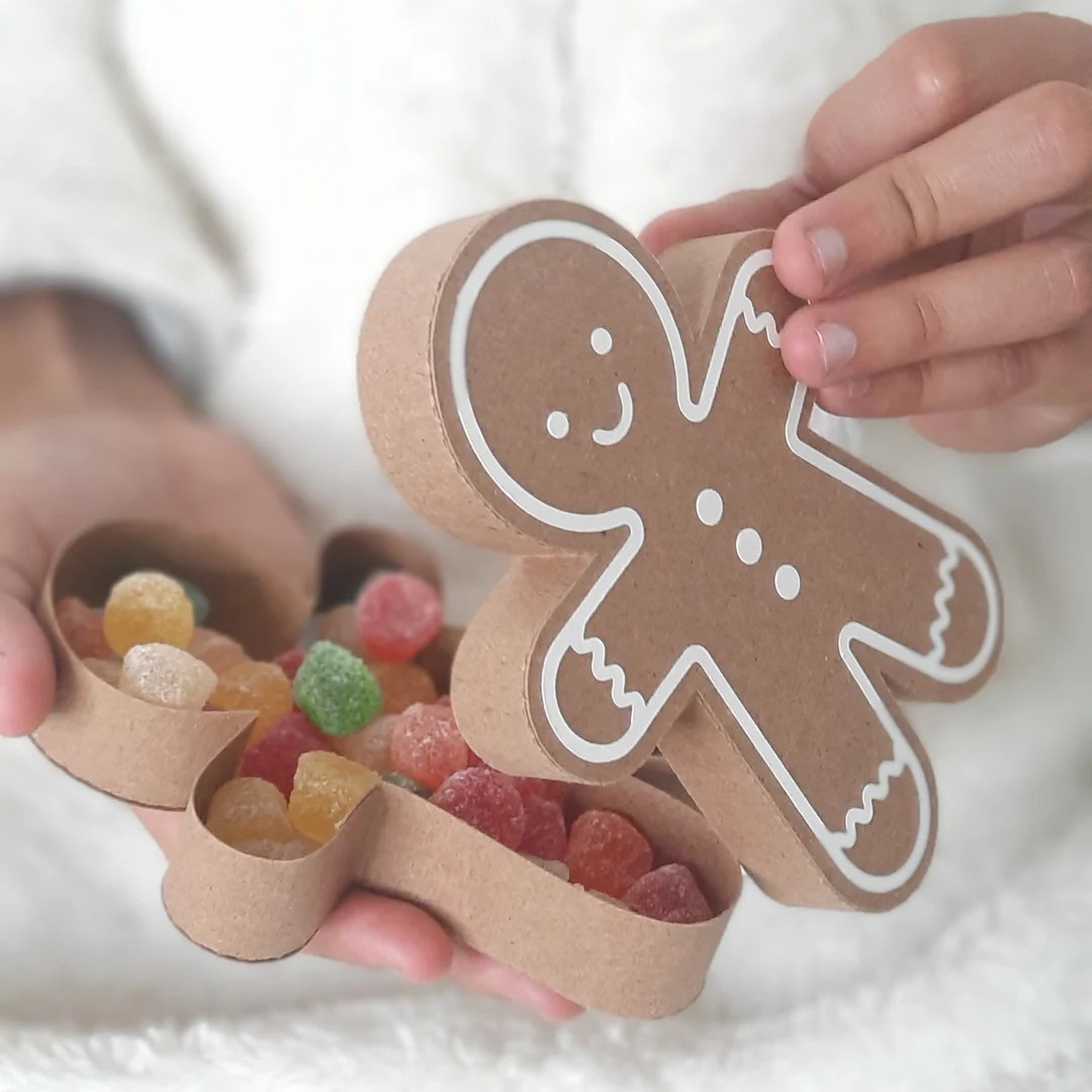 Gingerbread Man Treat Box | Etsy (US)