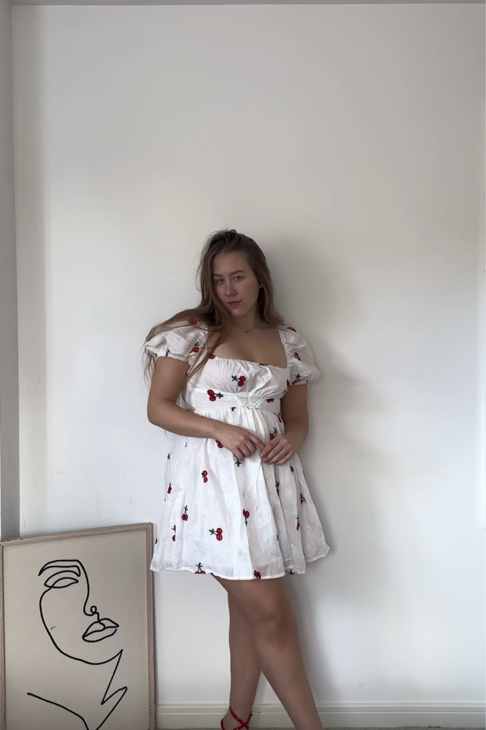 Spring outfit inspo - mini white cherry print dress

#LTKeurope #LTKSeasonal #LTKmidsize