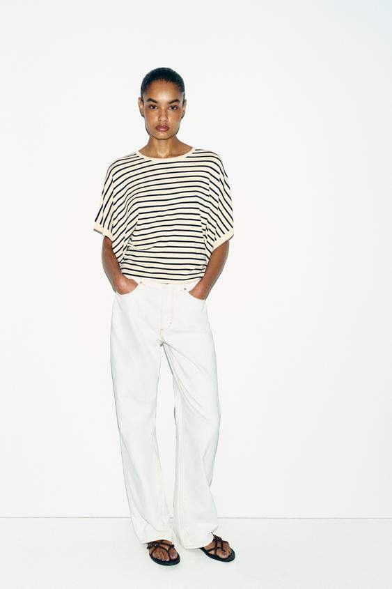 WIDE SLEEVE KNIT TOP | Zara US