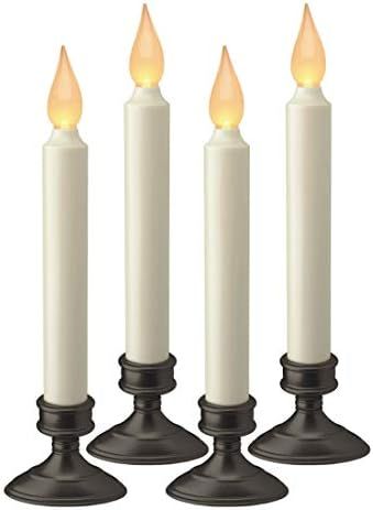 Xodus Innovations FPC1205A-4 Battery Operated LED Window Candle, Dusk to Dawn Light Sensor, Aged ... | Amazon (US)