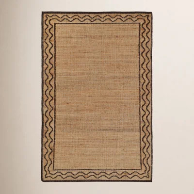 Erin Gates by Momeni Orchard Ripple Brown Hand Woven Wool and Jute Area Rug | Wayfair North America