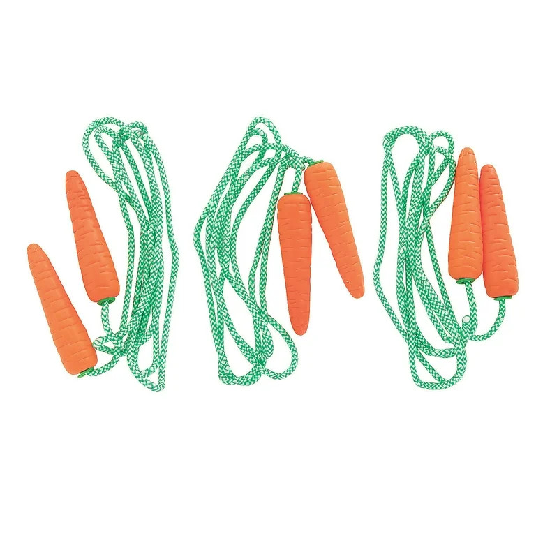 Easter Carrot Jump Ropes, Toys, Easter, 12 Pieces | Walmart (US)